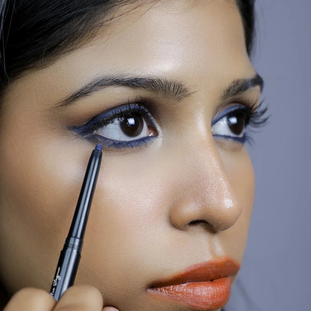 Sapphire Stare- The Bold Blue Elegance