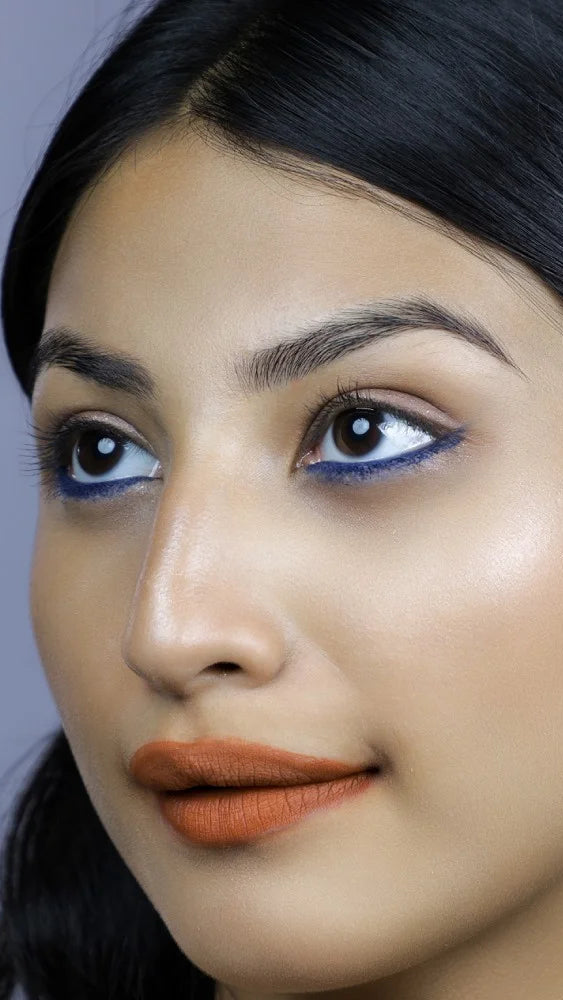 Sapphire Stare- The Bold Blue Elegance